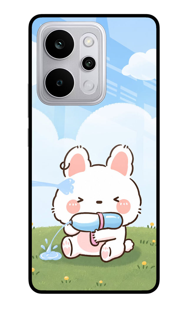 Bunny Treat Realme P4 Power 5G Glass Case Back Cover by Casekaro