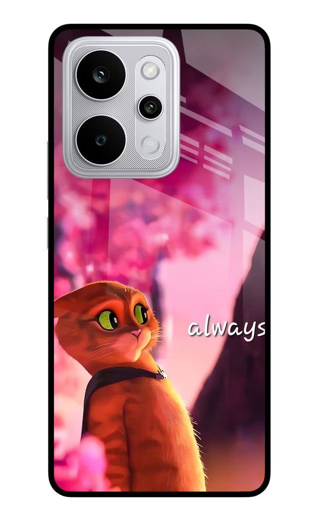 Always Cat Realme P4 Power 5G Glass Case Back Cover by Casekaro