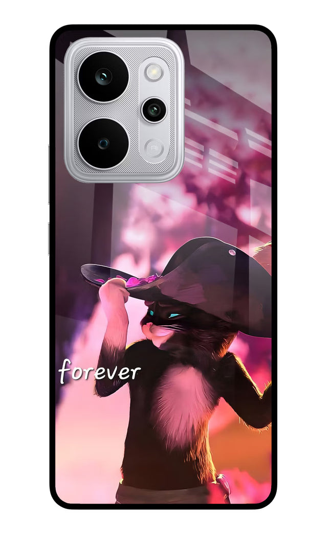 Forever Cat Realme P4 Power 5G Glass Case Back Cover by Casekaro