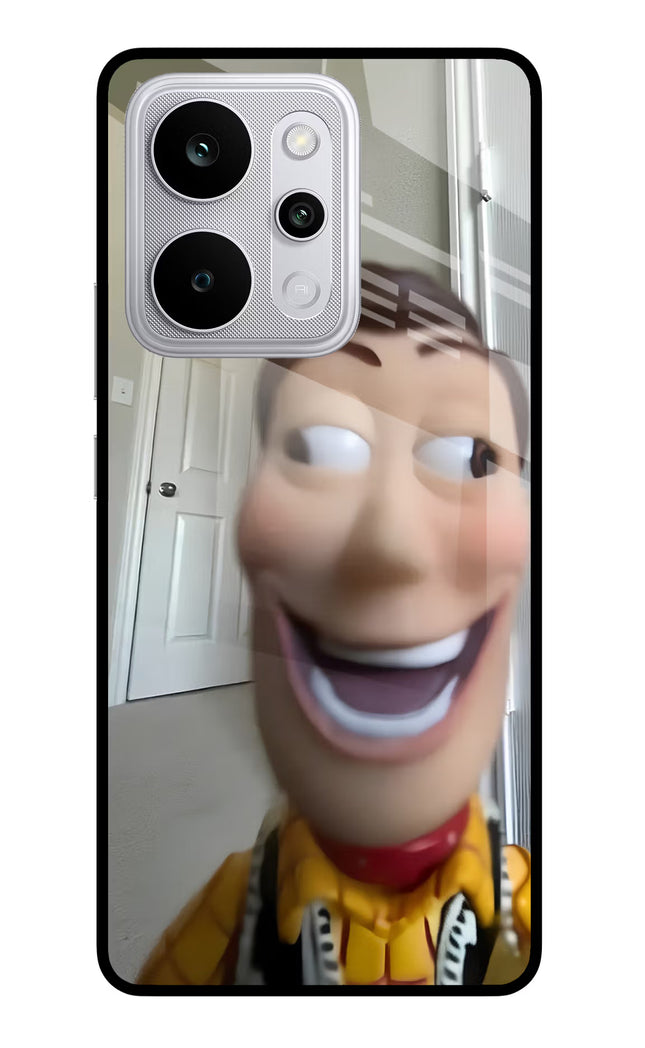 Side Eye Woody Realme P4 Power 5G Glass Case Back Cover by Casekaro