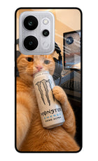 Gamer Cat Energy Realme P4 Power 5G Glass Case Back Cover by Casekaro