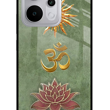 Om & Lotus Realme P4 Power 5G Glass Case