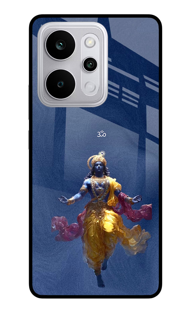 Cosmic Krishna Realme P4 Power 5G Glass Case Back Cover by Casekaro