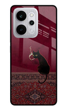 Midnight Cat Realme P4 Power 5G Glass Case