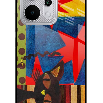 Pop Cat Realme P4 Power 5G Glass Case