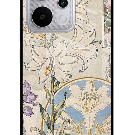 White Lily Realme P4 Power 5G Glass Case