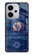 Koi Blue Realme P4 Power 5G Glass Case