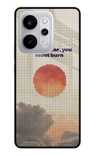Pixel Sun Realme P4 Power 5G Glass Case Back Cover by Casekaro