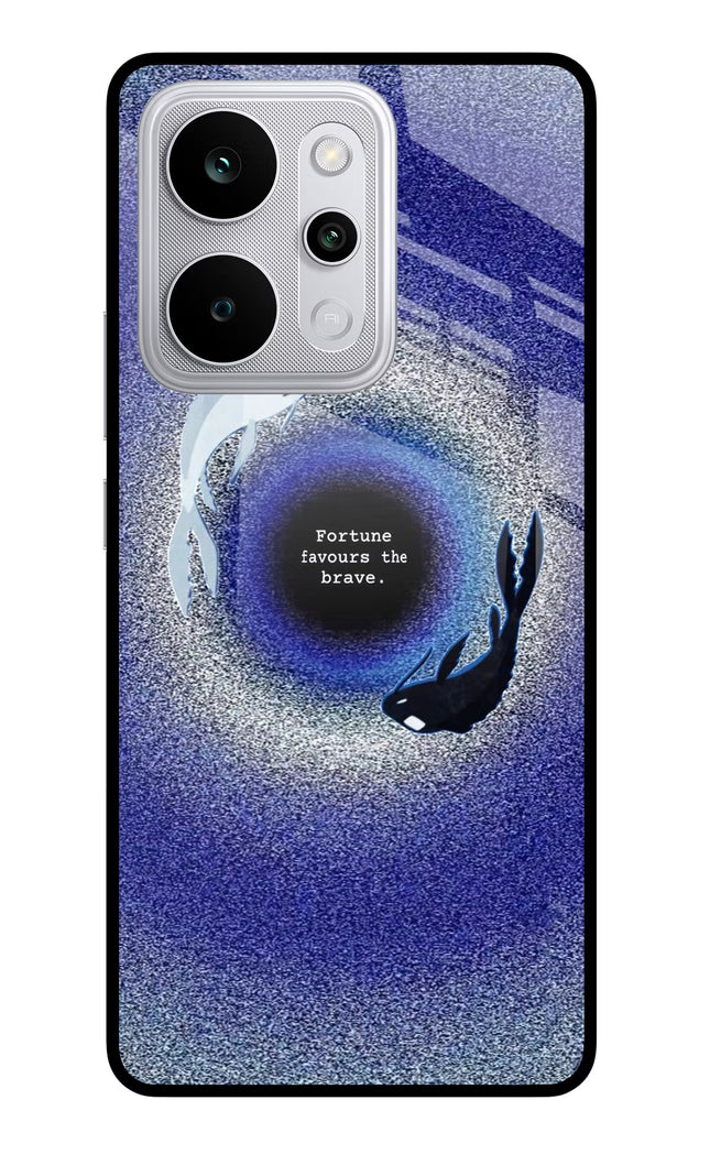 Dark Koi Realme P4 Power 5G Glass Case Back Cover by Casekaro