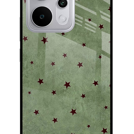 Green Stars Realme P4 Power 5G Glass Case