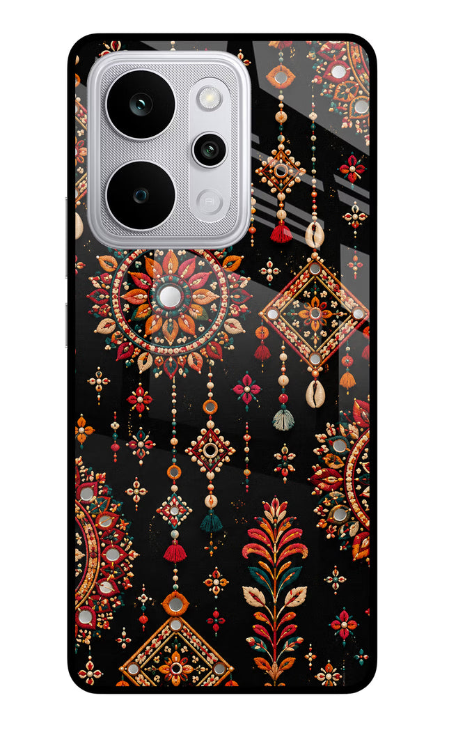 Boho Noir Realme P4 Power 5G Glass Case Back Cover by Casekaro