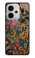 Folk Print Realme P4 Power 5G Glass Case
