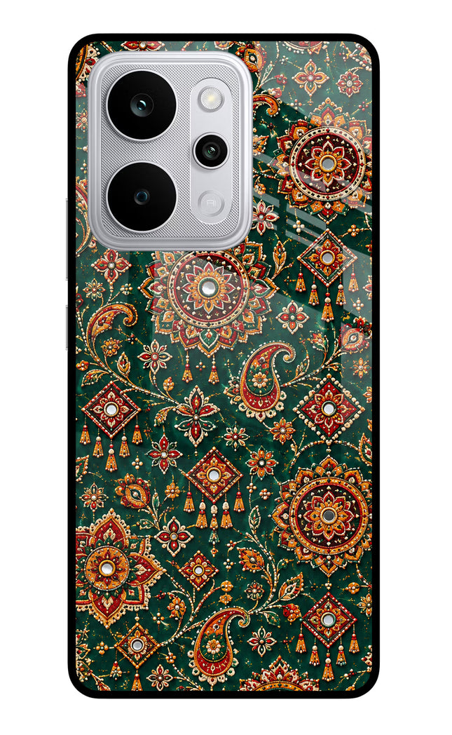 Green Pataka Realme P4 Power 5G Glass Case Back Cover by Casekaro