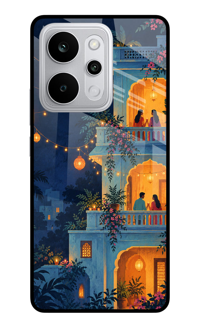 Balcony Glow Realme P4 Power 5G Glass Case Back Cover by Casekaro