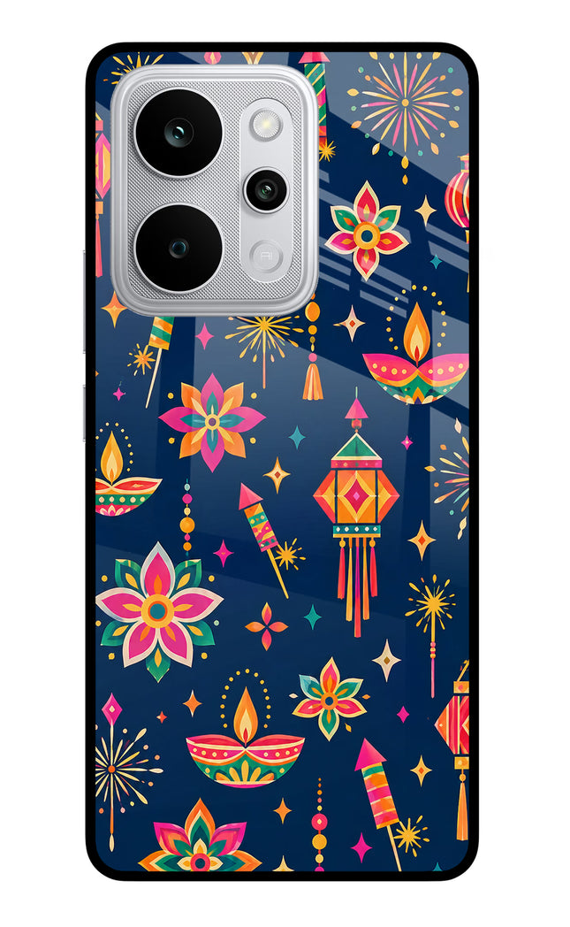 Festive Pop Realme P4 Power 5G Glass Case Back Cover by Casekaro