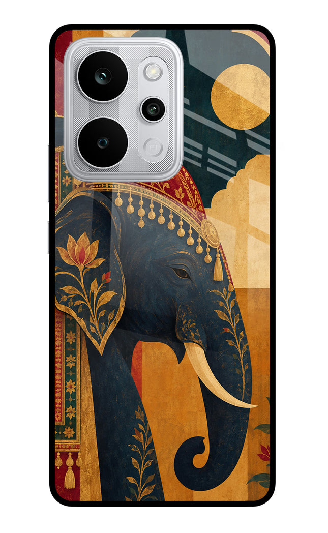 Royal Elephant Realme P4 Power 5G Glass Case Back Cover by Casekaro