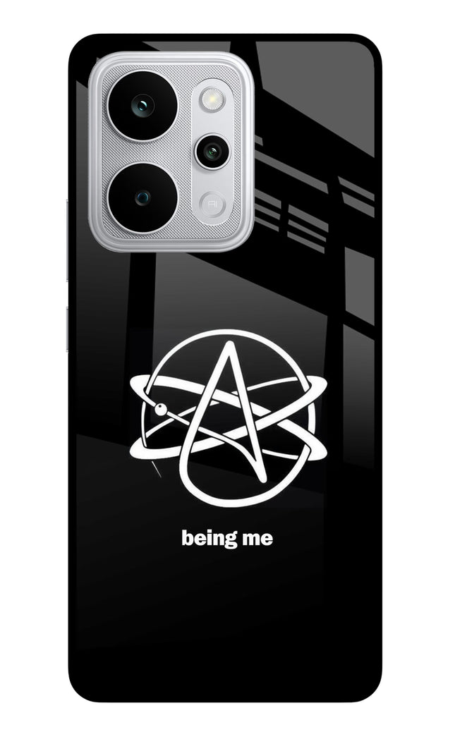 Atheist Symbol Realme P4 Power 5G Glass Case Back Cover by Casekaro