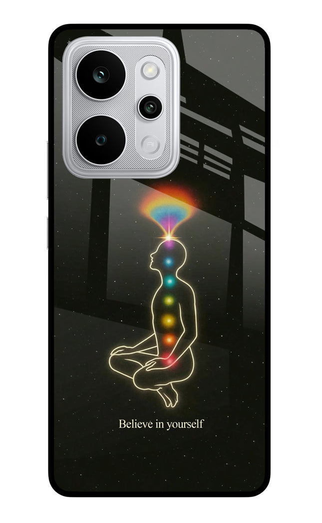Believe in yourself Realme P4 Power 5G Glass Case Back Cover by Casekaro