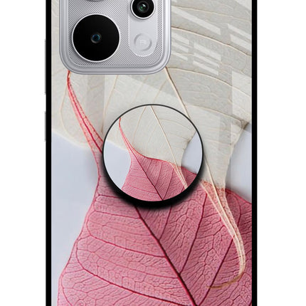White Pink Leaf Realme P4 Power 5G Pop Case by Casekaro