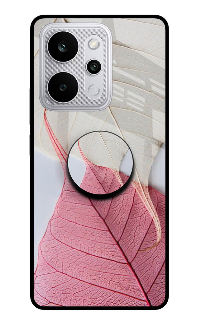 White Pink Leaf Realme P4 Power 5G Pop Case by Casekaro