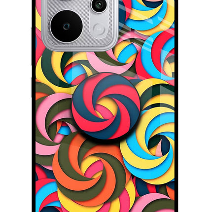 Spiral Pattern Realme P4 Power 5G Pop Case by Casekaro