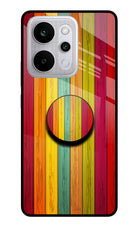Multicolor Wooden Realme P4 Power 5G Pop Case by Casekaro