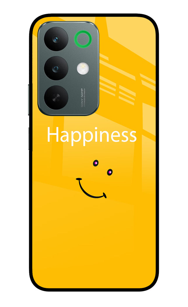 Happiness With Smiley Realme C85 5G Glass Case Back Cover by Casekaro