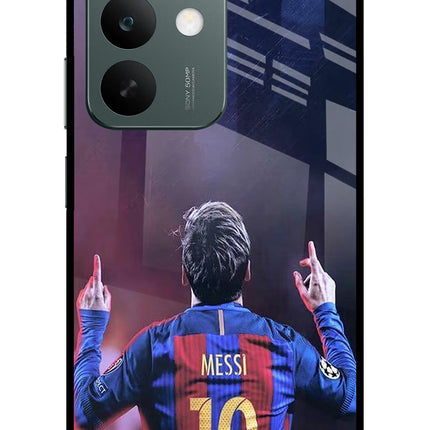 Messi Realme C85 5G Glass Case Back Cover by Casekaro