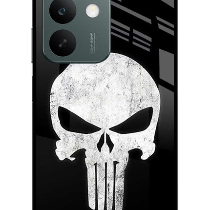 Punisher Skull Realme C85 5G Glass Case Back Cover by Casekaro