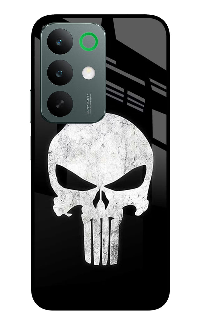 Punisher Skull Realme C85 5G Glass Case Back Cover by Casekaro