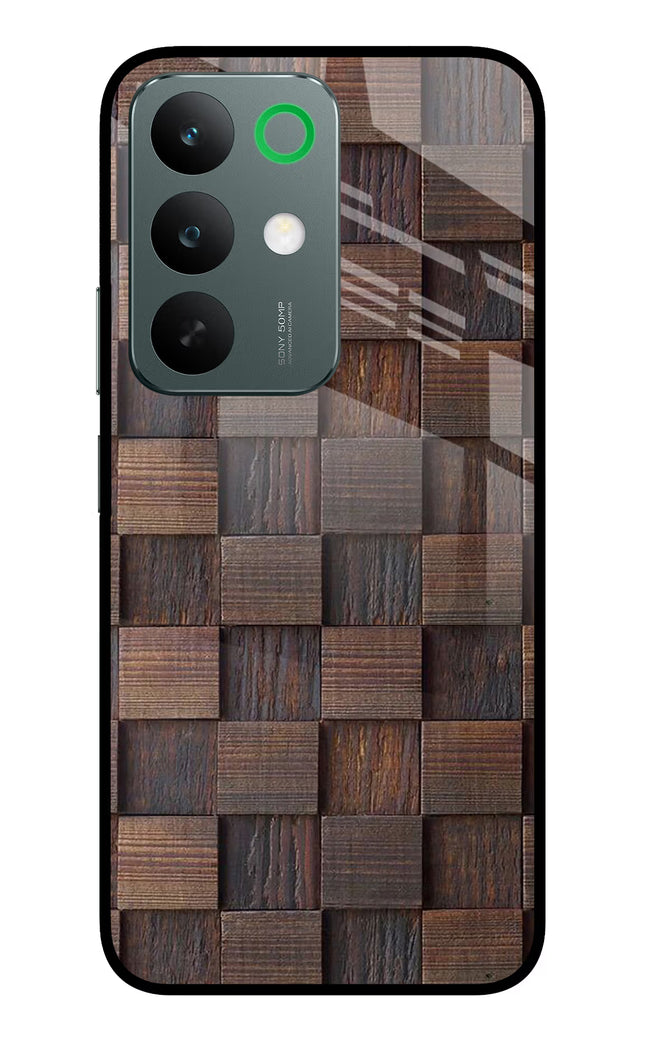 Wooden Cube Design Realme C85 5G Glass Case Back Cover by Casekaro