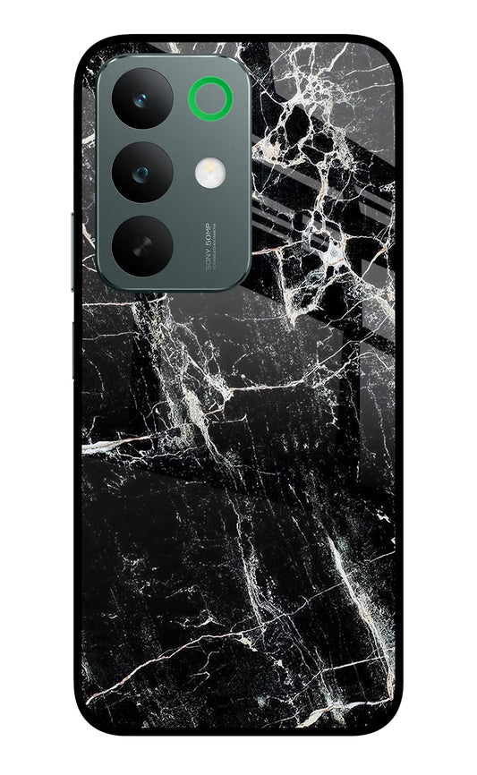 Black Marble Texture Realme C85 5G Glass Case