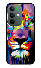 Lion Realme C85 5G Glass Case Back Cover by Casekaro