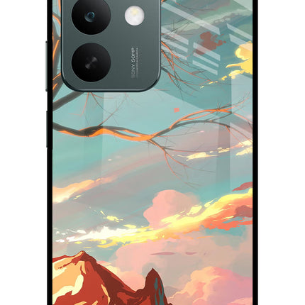 Scenery Realme C85 5G Glass Case Back Cover by Casekaro