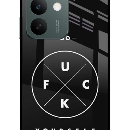 Go Fuck Yourself Realme C85 5G Glass Case Back Cover by Casekaro