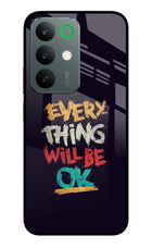 Everything Will Be Ok Realme C85 5G Glass Case Back Cover by Casekaro