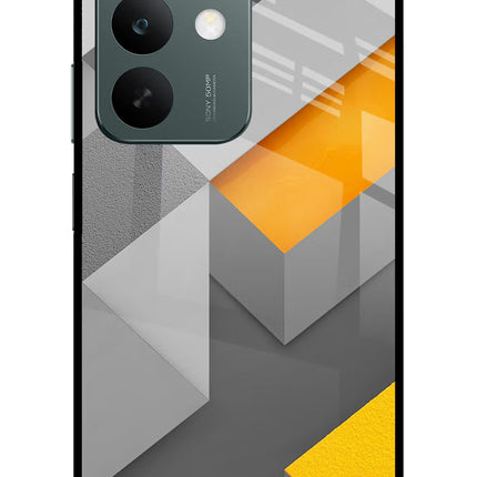 Abstract Realme C85 5G Glass Case Back Cover by Casekaro