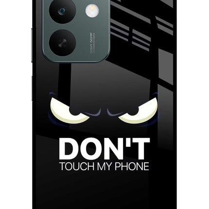 Don'T Touch My Phone Realme C85 5G Glass Case Back Cover by Casekaro