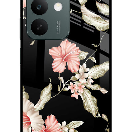 Flowers Realme C85 5G Glass Case Back Cover by Casekaro