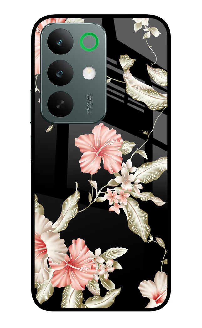 Flowers Realme C85 5G Glass Case Back Cover by Casekaro