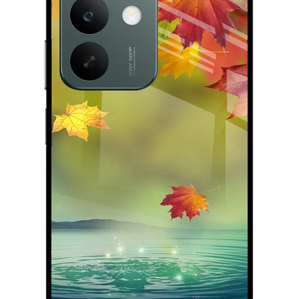 Flowers Realme C85 5G Glass Case Back Cover by Casekaro