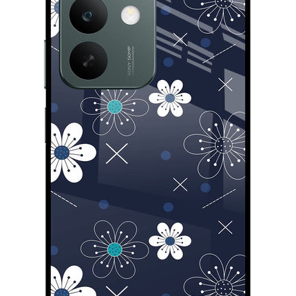 Flowers Realme C85 5G Glass Case Back Cover by Casekaro