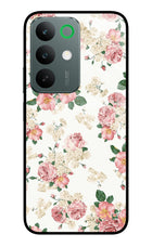 Flowers Realme C85 5G Glass Case Back Cover by Casekaro