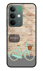 Happiness Artwork Realme C85 5G Glass Case Back Cover by Casekaro