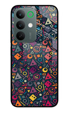Geometric Abstract Realme C85 5G Glass Case Back Cover by Casekaro