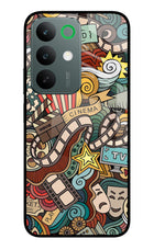 Cinema Abstract Realme C85 5G Glass Case Back Cover by Casekaro