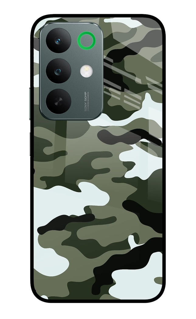 Camouflage Realme C85 5G Glass Case Back Cover by Casekaro