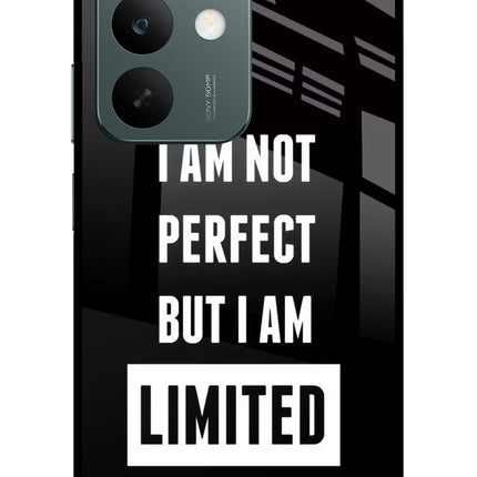 I Am Not Perfect But I Am Limited Edition Realme C85 5G Glass Case Back Cover by Casekaro