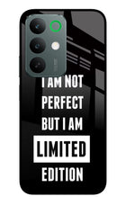 I Am Not Perfect But I Am Limited Edition Realme C85 5G Glass Case Back Cover by Casekaro