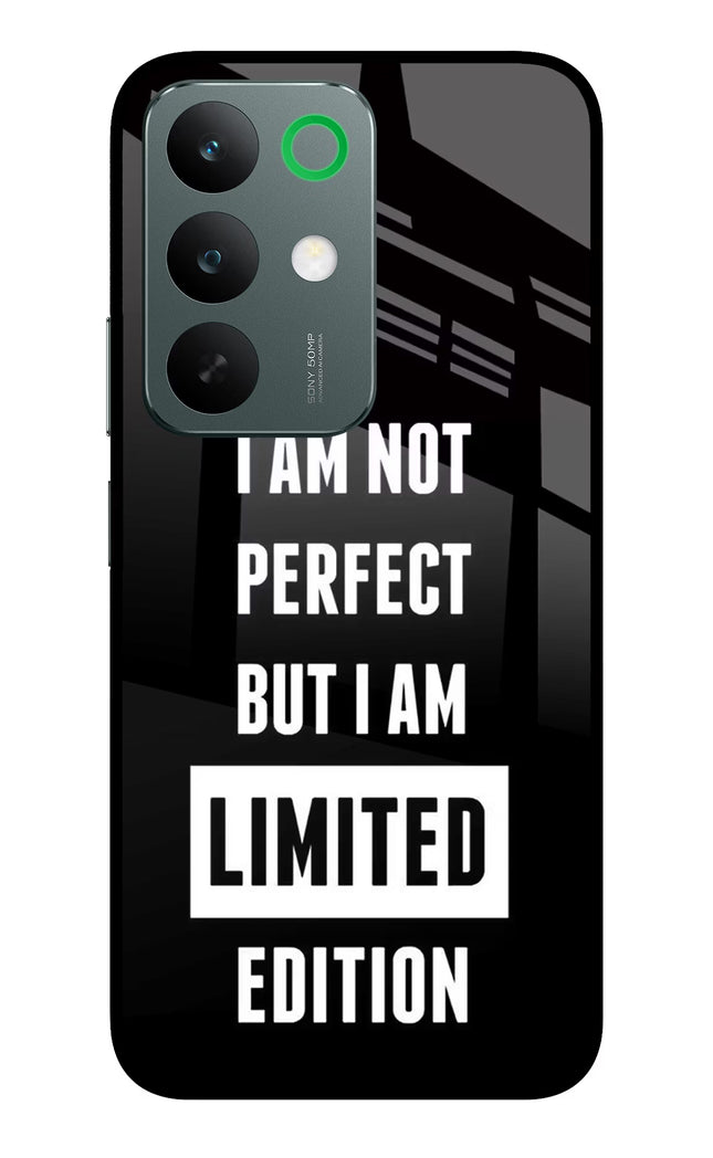 I Am Not Perfect But I Am Limited Edition Realme C85 5G Glass Case Back Cover by Casekaro